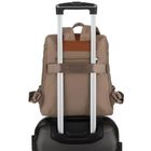 Plecak na latopa, beżowo-brązowy, Peterson