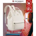 Plecak na latopa, ecru, Peterson