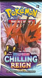 Pokemon TCG: Chilling Reign Booster, 1 szt., gra karciana