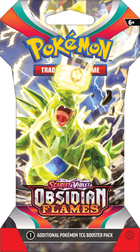 Pokemon TCG: Scarlet and Violet: Obsidian Flames, Sleeved Booster, gra karciana, dodatek, 1 szt.
