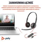 Poly, Blackwire 3220, słuchawki stereo, USB-C