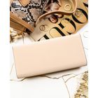 Portfel, beżowy, skóra ekologiczna, Peterson