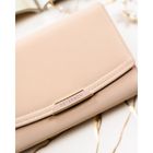 Portfel, beżowy, skóra ekologiczna, Peterson