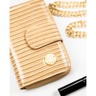 Portfel, beżowy, skóra ekologiczna, Peterson