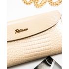 Portfel, beżowy, skóra ekologiczna, Peterson