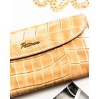 Portfel, beżowy, skóra ekologiczna, Peterson