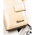 Portfel, beżowy, skóra ekologiczna, Peterson