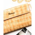 Portfel, beżowy, skóra ekologiczna, Peterson