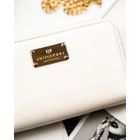 Portfel, biały, skóra ekologiczna, RFID, Peterson