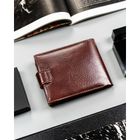 Portfel, brązowy, skóra ekologiczna, 4U Cavaldi