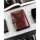 Portfel, brązowy, skóra ekologiczna, 4U Cavaldi