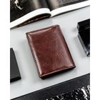 Portfel, brązowy, skóra ekologiczna, 4U Cavaldi