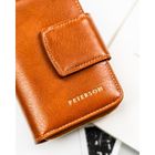 Portfel, brązowy, skóra ekologiczna, Peterson