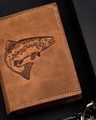 Portfel, brązowy, skórzany, Always Wild