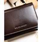 Portfel, brązowy, skórzany, RFID, Peterson