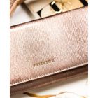 Portfel, brązowy, skórzany, RFID, Peterson