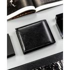 Portfel, czarny, skóra ekologiczna, 4U Cavaldi