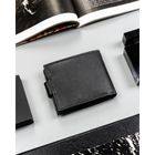 Portfel, czarny, skóra ekologiczna, 4U Cavaldi