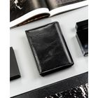 Portfel, czarny, skóra ekologiczna, 4U Cavaldi