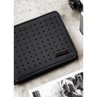 Portfel, czarny, skóra ekologiczna, Peterson