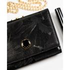 Portfel, czarny, skóra ekologiczna, Peterson