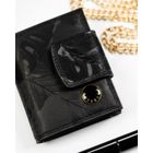 Portfel, czarny, skóra ekologiczna, Peterson