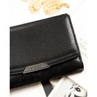 Portfel, czarny, skóra ekologiczna, Peterson