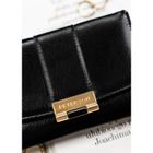 Portfel, czarny, skóra ekologiczna, Peterson