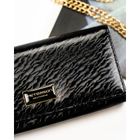 Portfel, czarny, skóra naturalna i ekologiczna, Peterson