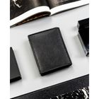 Portfel, czarny, skórzany, 4U Cavaldi