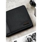 Portfel, czarny, skórzany, Peterson