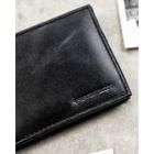 Portfel, czarny, skórzany, Peterson