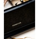 Portfel, czarny, skórzany, RFID, Peterson