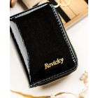 Portfel, czarny, skórzany, RFID, Rovicky