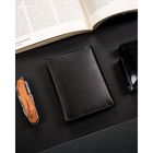 Portfel, czarny, skórzany, Ronaldo