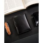 Portfel, czarny, skórzany, Ronaldo