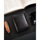 Portfel, czarny, skórzany, Ronaldo