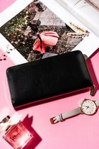 Portfel, czarny, skórzany, Rovicky