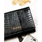 Portfel, czarny, skórzany, Rovicky