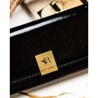 Portfel, czarny, skórzany, Rovicky