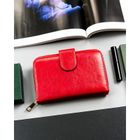 Portfel, czerwony, skóra ekologiczna, 4U Cavaldi