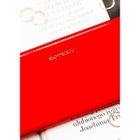 Portfel, czerwony, skóra ekologiczna, RFID, Rovicky