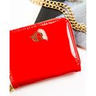 Portfel, czerwony, skóra ekologiczna, Rovicky