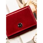 Portfel, czerwony, skórzany, Peterson