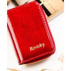 Portfel, czerwony, skórzany, RFID, Rovicky