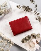 Portfel, czerwony, skórzany, Rovicky