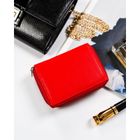 Portfel, czerwony, skórzany, Rovicky