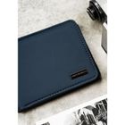 Portfel, granatowy, skóra ekologiczna, Peterson