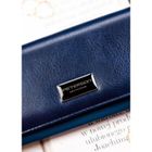 Portfel, granatowy, skóra ekologiczna, Peterson