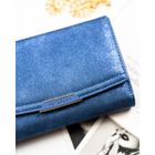 Portfel, granatowy, skóra ekologiczna, RFID, Peterson